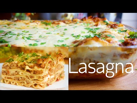 Lasagna. ლაზანია.Лазанья